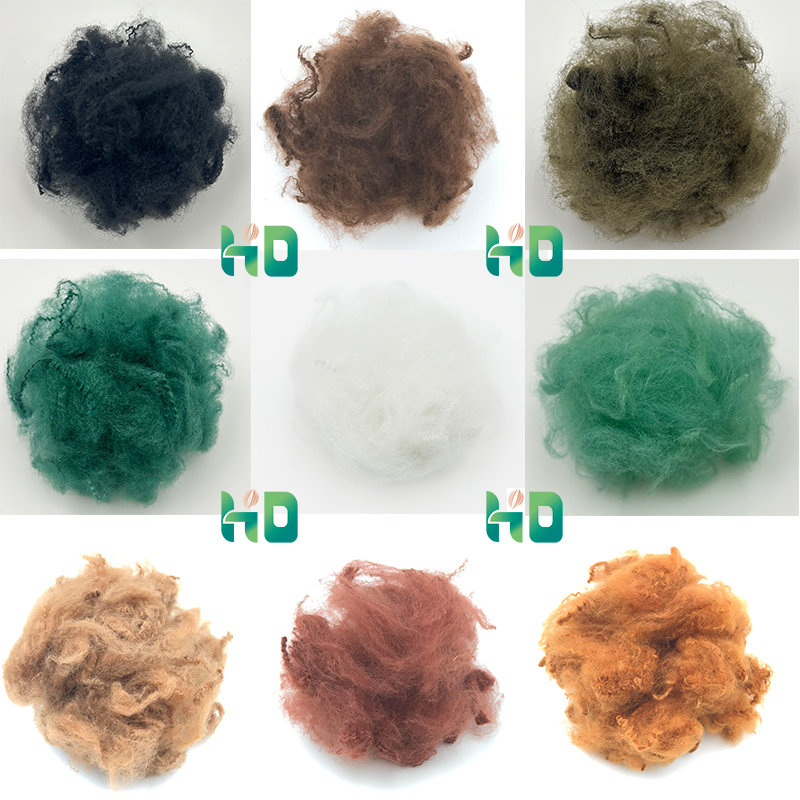 Dope dyed polyester fiber, Geotextiles